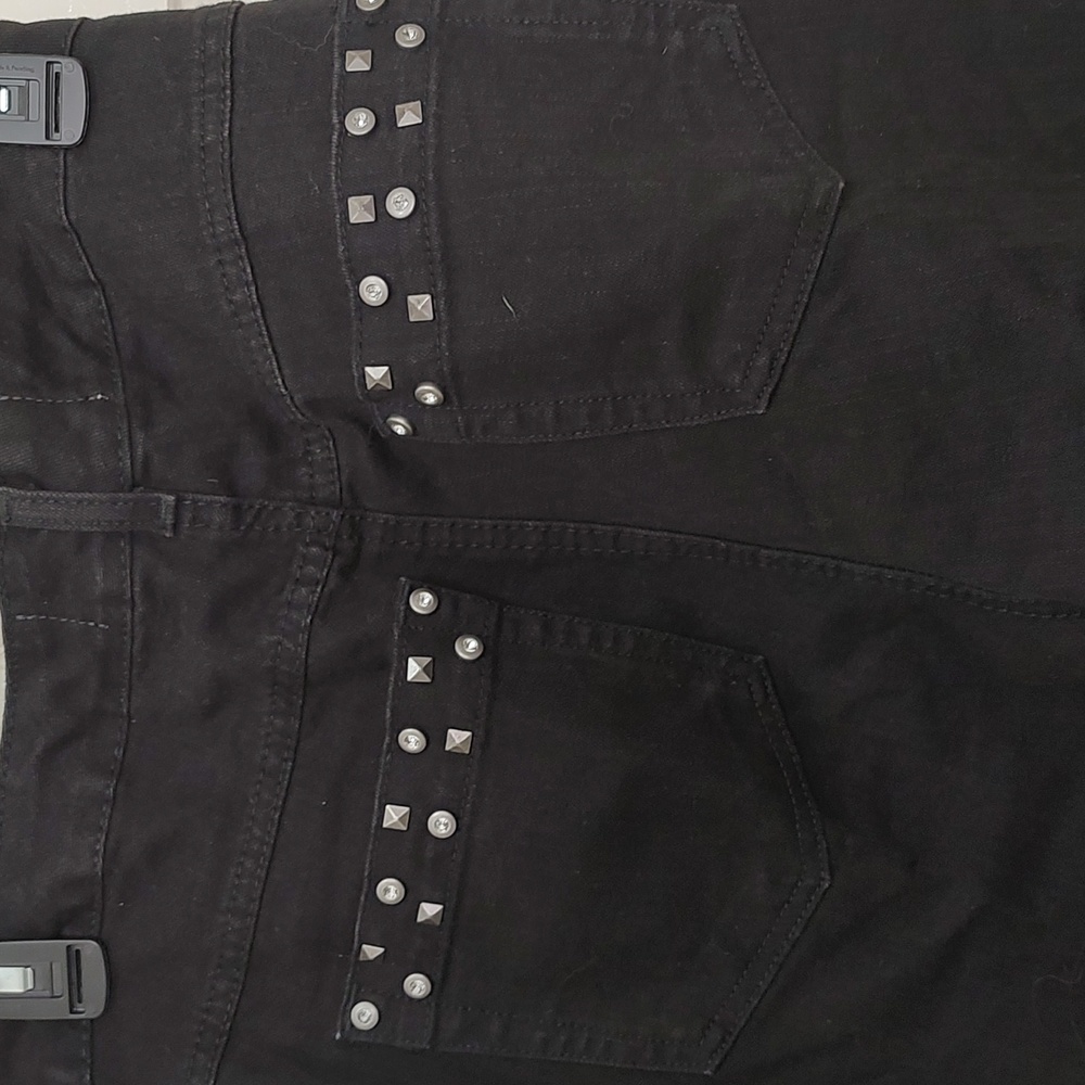 Just My Size Women’s Plus Size 18w Stretch, Straight Leg Denim, Studded